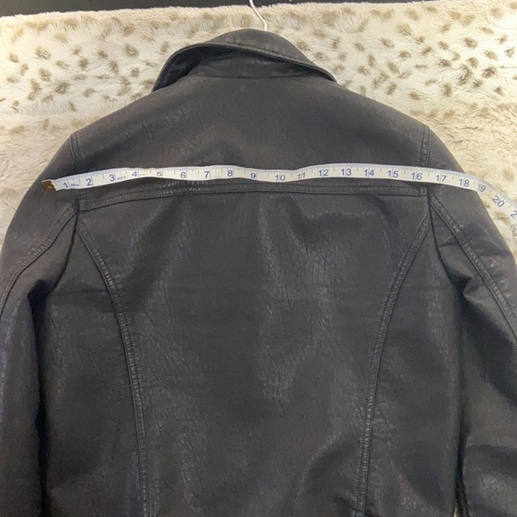 Topshop Leather Moto Jacket - Picture 3 of 3